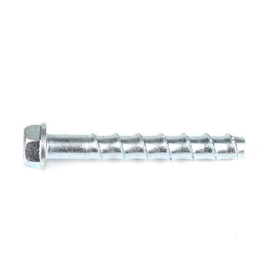 100% QC testé M16 125 mm acier au carbone boulon hexagonal zinc plaqué ancres auto-perçage