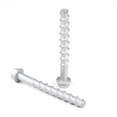 Tête hexagonale de bride M12 125 mm Maçonnerie en acier au carbone Boulons de maçonnerie lourds