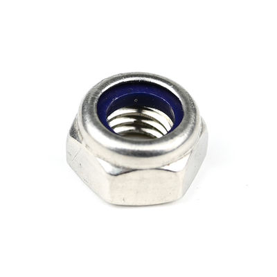 Résistant à la corrosion DIN985 A4 acier inoxydable hex nylon Insert Noix de verrouillage pour la longévité