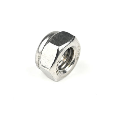 Résistant à la corrosion DIN985 A4 acier inoxydable hex nylon Insert Noix de verrouillage pour la longévité