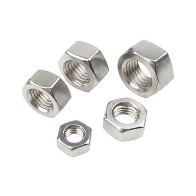 100% QC testé DIN934 Noix hexagonale A2 70 en acier inoxydable 304 Noix M2-M30 pour personnalisable