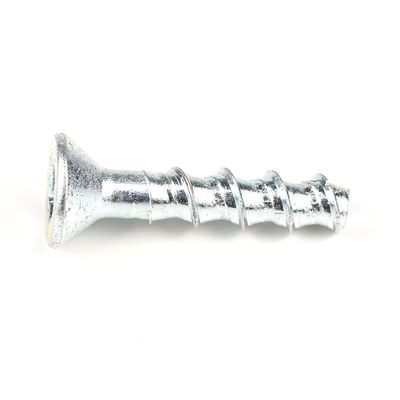 Terme de paiement T/T Tête plate, prise hexagonale, zinc, vis de maçonnerie