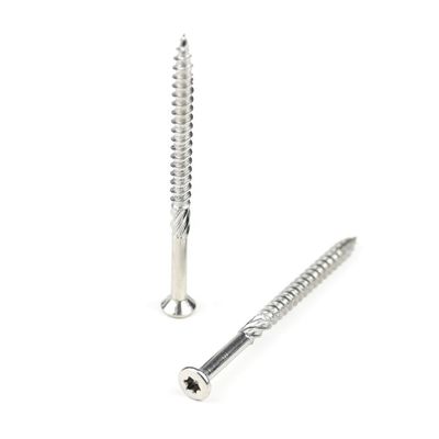 60mm Torx Drive Zinc Finish vis de plaque de ferraille pour la construction en bois dans la norme ISO