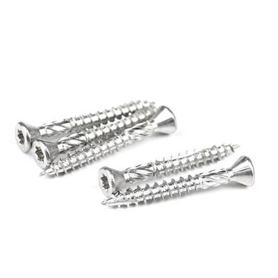 Testé à 100% par QC Ruspert Finish Tête plate Torx 40 mm vis pour la construction en bois