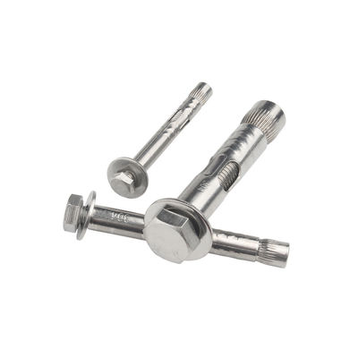 Construction de bâtiments A2-70 Grade à travers boulon d'ancrage M6 M8 M10 M12 acier inoxydable