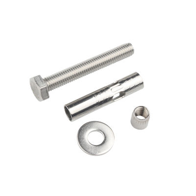 Construction de bâtiments A2-70 Grade à travers boulon d'ancrage M6 M8 M10 M12 acier inoxydable