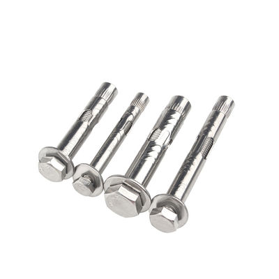 Construction de bâtiments A2-70 Grade à travers boulon d'ancrage M6 M8 M10 M12 acier inoxydable