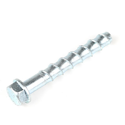 100 mm M16 acier au carbone enduit de zinc HEX tête de béton boulon de vis pour 100% test QC
