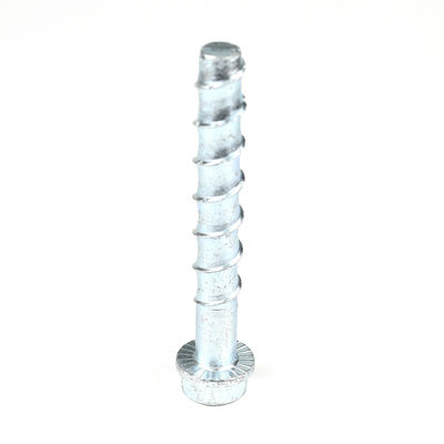100 mm M16 acier au carbone enduit de zinc HEX tête de béton boulon de vis pour 100% test QC
