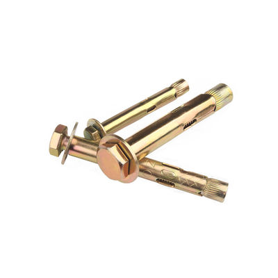 Ancrage de coude d'expansion Boulon de qualité d'acier 4.8 M6 M8 M10 M12 Boulon hexagonal Ancrage d'expansion de manche