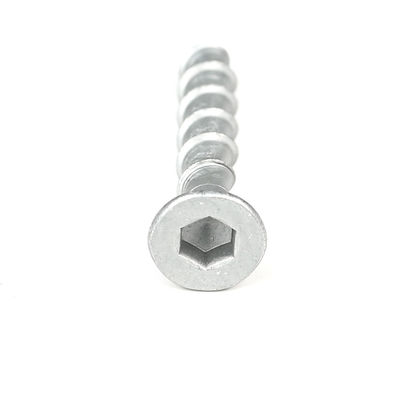 L'acier inoxydable à tête plate, hexagonale, maçonnerie, boulons d'ancrage en béton