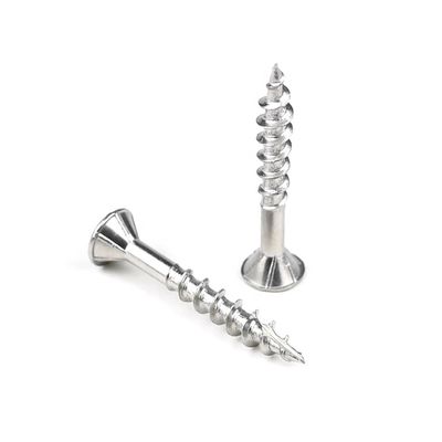 Écrou en acier inoxydable 304 25 mm Phillips à tête plate en bois de ferraille pour fixation précise