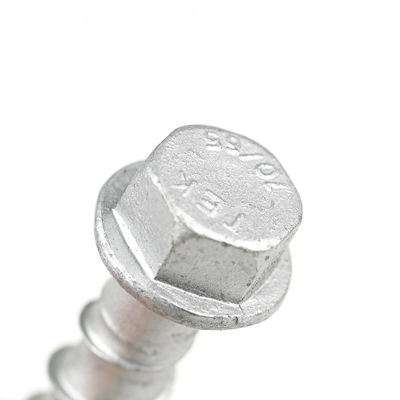 M10 65 mm métrique en acier au carbone hexagonale Ancrage en béton boulon pour ascenseur tampon de polyuréthane