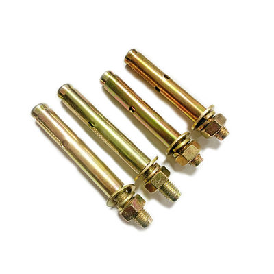 M6-M20 vis d'expansion boulon d'ancrage Boulons d'expansion zinc plaqués jaune pour ascenseurs