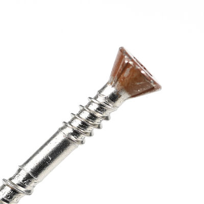 Écrou de revêtement en acier inoxydable de finition simple contre-enfoncé Torx tête double filetage