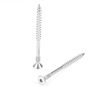 Scoupe à double fil en acier inoxydable de 100 mm contre-enfoncée Torx Head