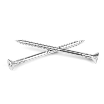 Scoupe à double fil en acier inoxydable de 100 mm contre-enfoncée Torx Head