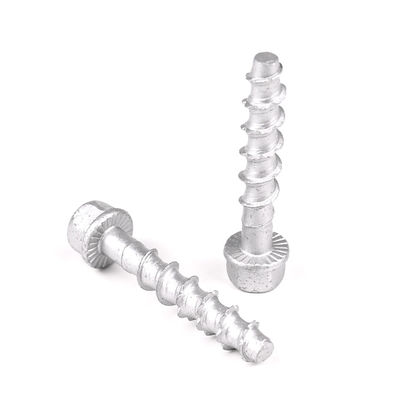Installation rapide M6 45 mm en acier au carbone perçage auto-ancrage boulon avec style tête HEX