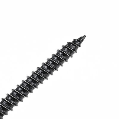Écroues de paroi sèche en acier inoxydable hexagonale recouvertes de ruspert noir avec laveuse Epdm
