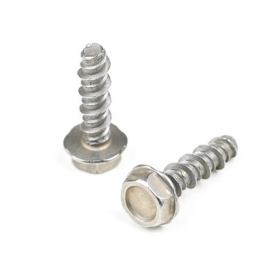 En acier inoxydable métallique Hex tête plaque de plâtre vis de revêtement de solde vis à point plat Gympsum Parafuso
