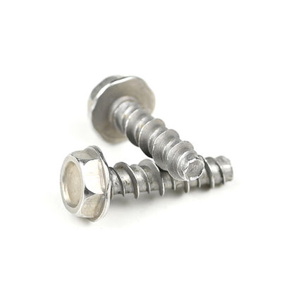 En acier inoxydable métallique Hex tête plaque de plâtre vis de revêtement de solde vis à point plat Gympsum Parafuso