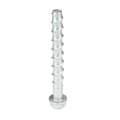 ZINC Finition Hex tête vis de béton auto-appliquant des boulons d'ancrage pour une installation solide