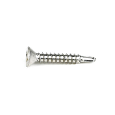 Écrou de forage à tête plate en acier Phillips Cross Recess Countersunk pour fixation des métaux