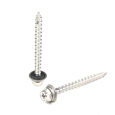 Vis de l'acier inoxydable de 60 mm Autotaraudeuse avec entraînement Torx et Phillips Washer Hex Head