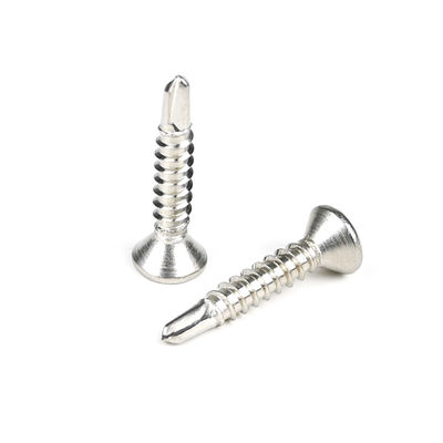 Écrou de forage à tête plate en acier Phillips Cross Recess Countersunk pour fixation des métaux