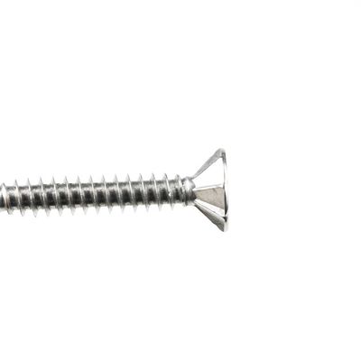 Écrous à tête plate en acier inoxydable Phillips à perçage automatique avec ailes pour l'installation