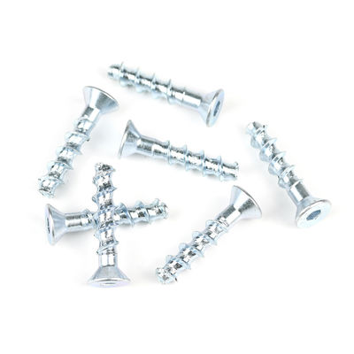M6 métrique en acier plaqué 40 mm Socket Hexagon Boult Countersunk Anchor Screw pour la fixation