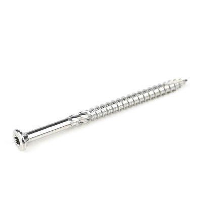 410 vis en bois en acier inoxydable 60 mm Torx contre-enfoncé pour terrasse en bois TYPE 17
