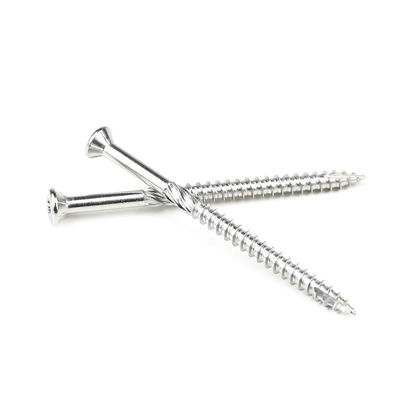 410 vis en bois en acier inoxydable 60 mm Torx contre-enfoncé pour terrasse en bois TYPE 17
