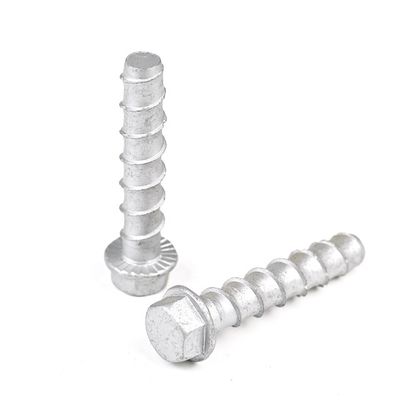 100% QC testé en acier au carbone Hex tête béton boulons d'ancrage vis Tornillos De Anclaje