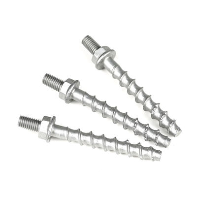 JIS Standard M8 à double fil Hex Flange Head Self Tapping Boulons d'ancrage de plafond en béton
