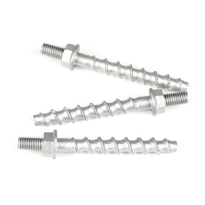 JIS Standard M8 à double fil Hex Flange Head Self Tapping Boulons d'ancrage de plafond en béton
