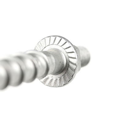 JIS Standard M8 à double fil Hex Flange Head Self Tapping Boulons d'ancrage de plafond en béton