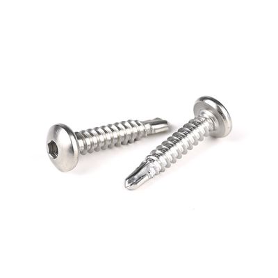 Ruspert Finition en acier inoxydable Tête de cuve hexagonale Socket auto-perçage vis Sus410 Parafuso Auto Brocante