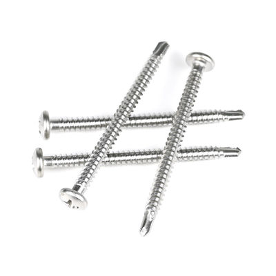 Zinc Finition Phillips Croix de rétrécissement Pan tête en acier inoxydable auto-perçage vis de tapotement