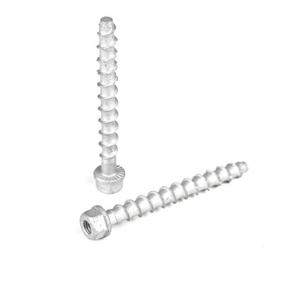 M6 75 mm en acier inoxydable hexagonale tête de béton boulon d'ancrage pour la tige de fil Délai de paiement T/T