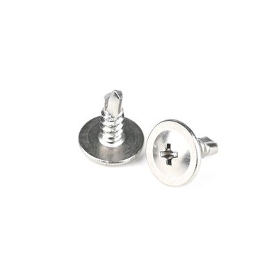 Tête de plaquette métrique en acier inoxydable Phillips vis de forage automatique Ss410 Parafusos pour métal