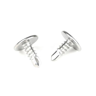 Tête de plaquette métrique en acier inoxydable Phillips vis de forage automatique Ss410 Parafusos pour métal
