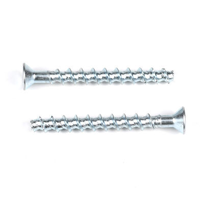 Tête hexagonale M6 75 mm zinc plaqué prise plate maçonnerie boulon d'ancrage pour le béton lourd