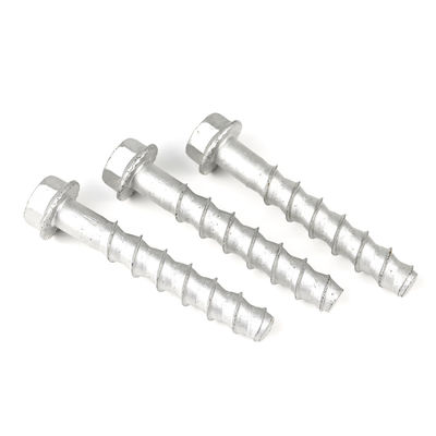 M12 90 mm en acier inoxydable Hex Flange Screw de maçonnerie pour les ancres de béton