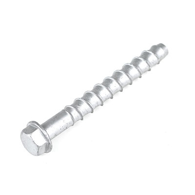 Tête plate Grand diamètre acier au carbone hex maçonnerie boulon M12 125mm vis de béton auto-collant