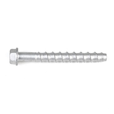 Tête plate Grand diamètre acier au carbone hex maçonnerie boulon M12 125mm vis de béton auto-collant