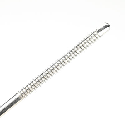 Finition en zinc 6,3x230 mm double fil Phillips croisé à recul hexagonal laveuse vis de forage automatique