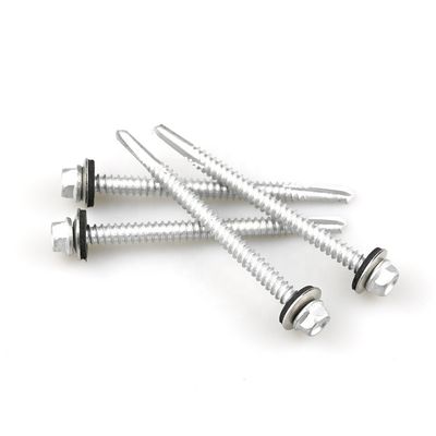 Scoupe de fixation de toit bimetallique auto-collant 5.5x140mm avec laveuse Epdm pour 100% test QC