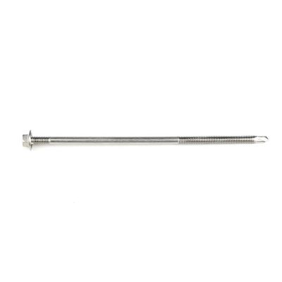 Tête de laveuse hexagonale en zinc, vis à perçage automatique de 150 mm pour panneau sandwich, double fil