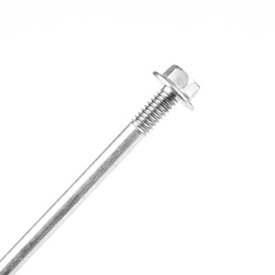 Tête de laveuse hexagonale en zinc, vis à perçage automatique de 150 mm pour panneau sandwich, double fil